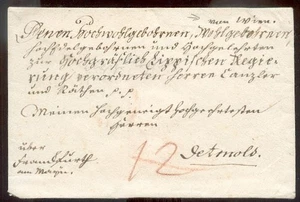 DETMOLD 1700 approx. ORNATE LETTER sold(B0904 - Picture 1 of 1
