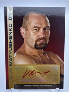 Vladimir Matjuschenko 2011 Titelschuss rote Tinte Auto 8/15 UFC - 1876 - Bild 1 von 2