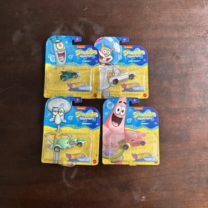 Hot Wheels Spongebob Squarepants Character Cars Set of 6 - Picture 1 of 6