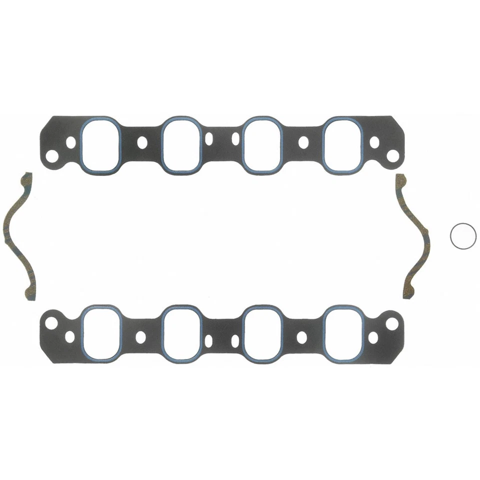 Fel Pro Intake Gasket Set 1228; Composite, Oval 2.65 x 1.88 in. for Ford 351C 4V - Image 1 of 1