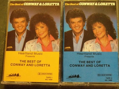 The Best of Conway and Loretta Tape 1 & 2 cassettes Play Tested - Image 1 of 4