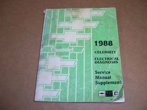 1988 Chevy Celebrity Electrical Diagnosis Manual  ek - Picture 1 of 1