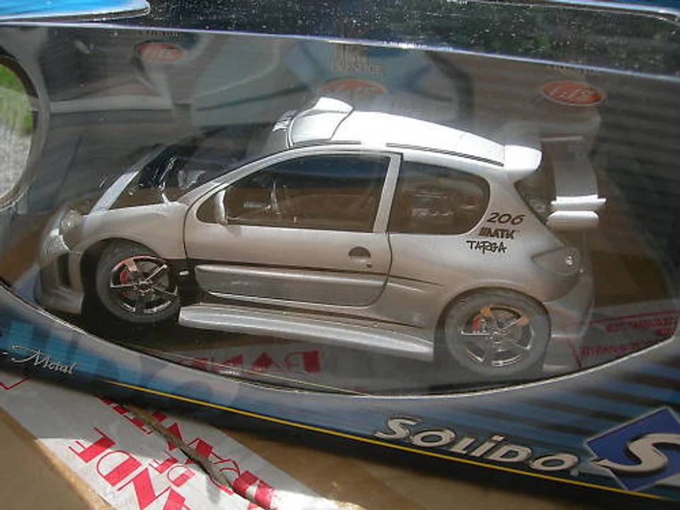 SOLIDO 1/18 PEUGEOT 206  préparation MKT Targa ref 8181!!!!!! - Photo 1/1