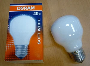 OSRAM BELLALUX SOFT WHITE  T55 SIL 40 230V E27 40W DIMMBAR ! DIMMBAR GLÜHLAMPE ! - Bild 1 von 9
