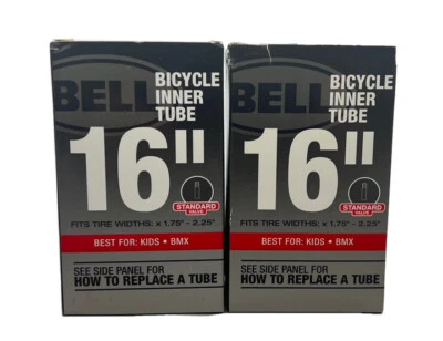 Bell Kids Bicycle Inner Tube 16" Pack of 2 Fits tires X1.75"-2.25" - Image 1 of 4