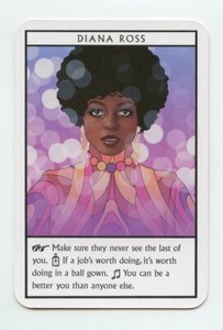 #TN23875 DIANA ROSS Music Quartett Collector Card