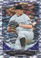 2013 Bowman Draft Baseball Draft Picks Silver Ice #BDPP26 Jonathan Gray