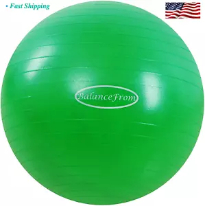 Exercise Ball Fitness Workout Chair Pregnancy Anti-Burst Yoga Pilates Pump Inclu - Picture 1 of 48