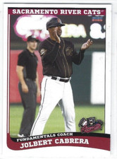 2022 Sacramento River Cats (Triple A-San Francisco Giants) Jolbert Cabrera