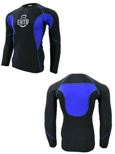 Ento Men Compression Base Layer Full Sleeve Top Long Skin Gym Sport Shirt Armour - Picture 1 of 4