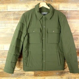 New J Crew Eco Nordic Mens shirt-jacket Size S PrimaLoft Green BB040 - Picture 1 of 10