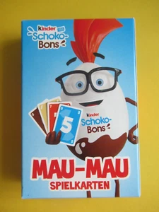 Selten MAU-MAU SPIELKARTEN - KINDER SCHOKO-BONS- NEU - OVP ASS Spielkarten - Bild 1 von 2