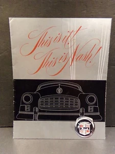 This is it! This is Nash! Sales Brochure 1949 Airflyte 600 Ambassador - Picture 1 of 5