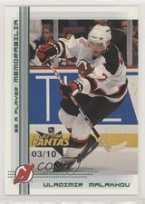 2000-01 ITG Be A Player Memorabilia All-Star Fantasy /10 Vladimir Malakhov #99