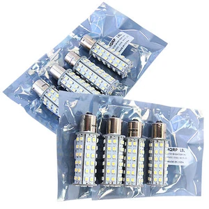 8x HQRP 370 Lumen BA15s 66 LEDs Reemplazo 1141 1156 Bombilla para Keystone RV - Foto 1 di 3