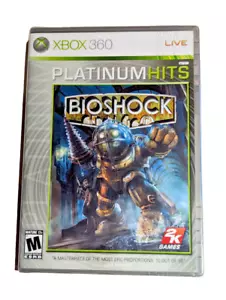 Bioshock Xbox 360 2000s Vid Game Platinum Hits Edition 2007 2K Games New Sealed - Picture 1 of 14