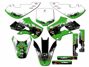 2002-2009 Kawasaki KLX 110 KLX110 calcomanías gráficas 2008 2007 2006 2005 2004 2003 - Imagen 1 de 4