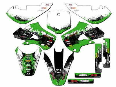 Kawasaki KLX 110 KLX110 2002-2009 CALCOMANÍAS GRÁFICAS 2008 2007 2006 2005 2004 2003 Foto 1 de 2
