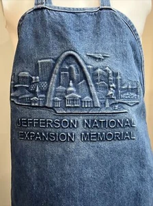 Kitchen Cooking Apron Denim Jefferson National Expansion Memorial St Louis Arch - Picture 1 of 8