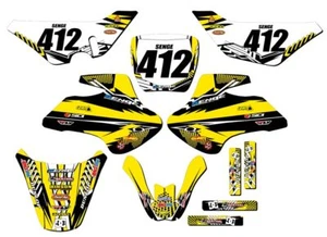 2000-2006 JR 50 MAYHEM Yellow Senge Graphics Kit Compatible with Suzuki - Picture 1 of 10