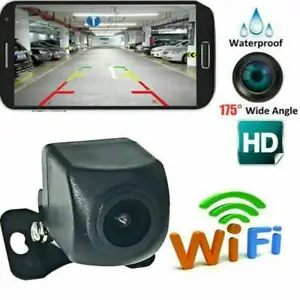 175°WiFi Wireless Car Rear View Cam Backup Reverse Camera For iPhone Android IOS - Picture 1 of 10