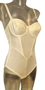 Body integrado Fantasie Ivory Rose Bustier con aros talla 75A UK 34A de una pieza - Imagen 1 de 4