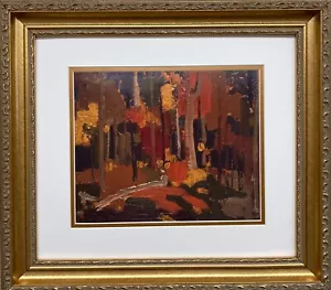 Tom Thomson " Autumn Colour 1915 " CUSTOM FRAMED Art Impressionism - Bild 1 von 3