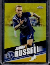 2022 Topps Chrome MLS Johnny Russell Gold Refractor #35/50