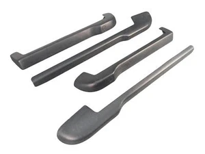 1999-2004 Volkswagen Golf GTI Jetta Front Seat Rail Cover Set Black - 1J0881088D - Picture 1 of 10