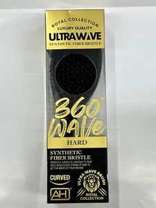 ABSOLUTE HOT ULTRA WAVE SYNTHETIC FIBER BRISTLE CURVED BRUSH (HARD)- HBWB08 - Picture 1 of 4