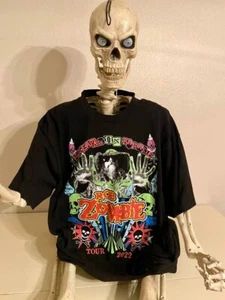ROB ZOMBIE Freaks on Parade 2022 Tourdaten schwarz T-Shirt Gr. XL - Bild 1 von 4