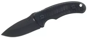 Schrade Delta Class Wolverine Mini Fixed Blade Knife - Black #sch1182519 - Picture 1 of 2