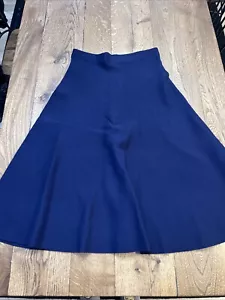 Polo Ralph Lauren Maglia Gonna A-Line Blu, Donna Taglia Large L - Foto 1 di 8