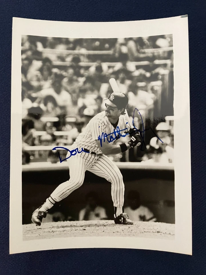 "Fotografía autografiada de Don Mattingly 4""X5""" Foto 1 de 1