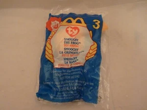 1999 McDonalds Happy Meal Spielzeug SMOOCHY THE FROG Tier #3 - versiegelt in Verpackung - Bild 1 von 2