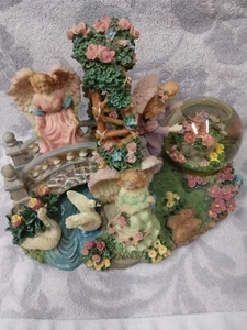 Wonderful "Amazing Grace" Vintage Music Box (*Bunnies Move) SEE DESCRIPTION - Picture 1 of 7