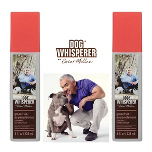 Dog Deodorant Cologne Cesar Millan Dog Whisperer Coat Mist Spray Pack of Two - Picture 1 of 2