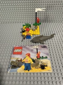 LEGO Pirates: Pirates Desert Island (1481) With Instructions