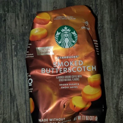 3 bolsas Starbucks edición limitada caramelo ahumado 11 oz café molido BB 11/25 Foto 1 de 2