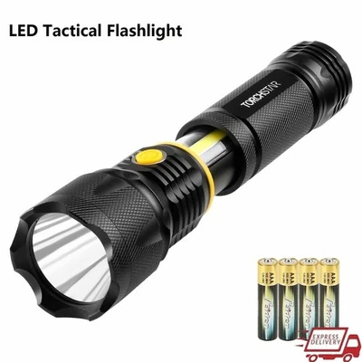 LED Flashlight Magnetic Base Battery Operated Multi-purpose Work Light 300lm New - Image 1 of 4