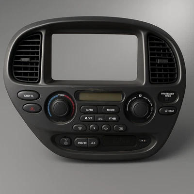 2001-2007 Toyota Sequoia 4x4 Heater Control Knob Switch Panel Radio Bezel OEM - Image 1 of 4