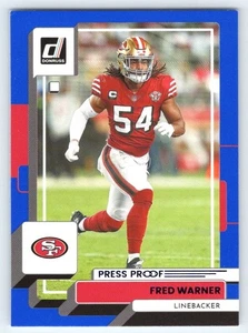 2022 Donruss Fred Warner #28 San Francisco 49ers - Picture 1 of 2