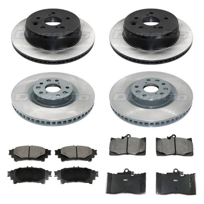 For Lexus RC350 15-20 Brake Kit Electrophoretic Coated Plain Front & Rear Brake - Image 1 of 4