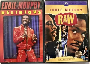 Eddie Murphy Raw + Delirious DVD Lot Vintage 80s Live Stand-Up Comedy Classics - Picture 1 of 9