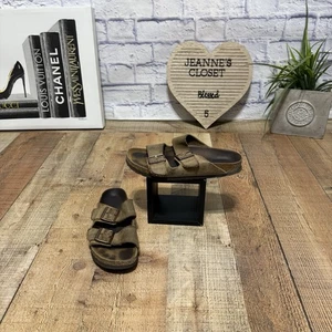 Sandalias Birkenstock Arizona Marrón/Tostado 37 EE. UU. 6-6,5 Mujer Plantilla Suave - Imagen 1 de 12