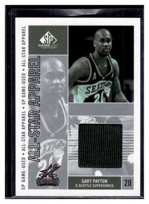 2002-03 SP Authentic Game Used Gary Payton All-Star Jersey Patch #GP-AS - Image 1 of 2