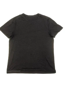 Lululemon Shirt Mens Medium Gray Metal Vent Tech Short Sleeve Crew Performance - Picture 1 of 9