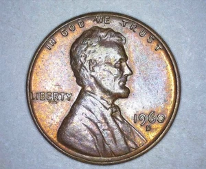 1960 D Lincoln cent date error coin in very good condition - Picture 1 of 4