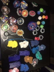 Lot Of  Assorted Beyblade Parts Metal & Plastic Pieces Takara Tomy Vintage - Picture 1 of 7