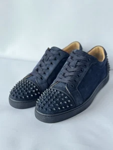 Zapatillas Christian Louboutin Louis Junior Spikes Azul Marino | Reino Unido 8 - Imagen 1 de 14